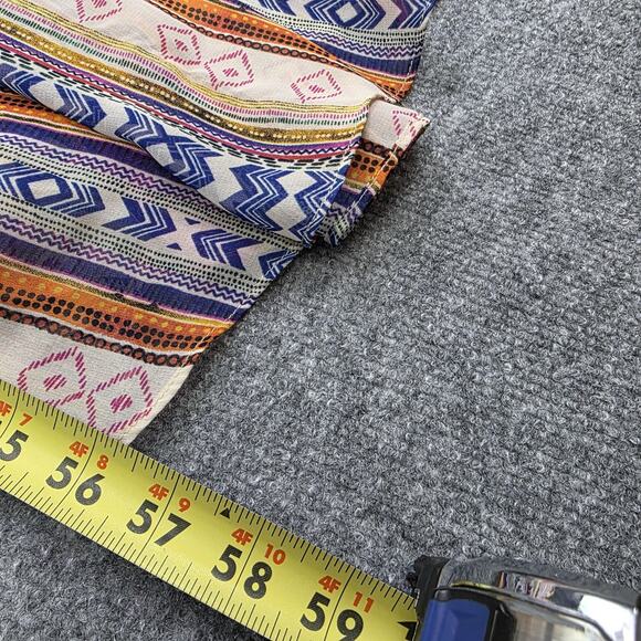 Misa Los Angeles Dress Womens Medium Multicolor Boho Maxi Spaghetti Strap - Picture 15 of 16